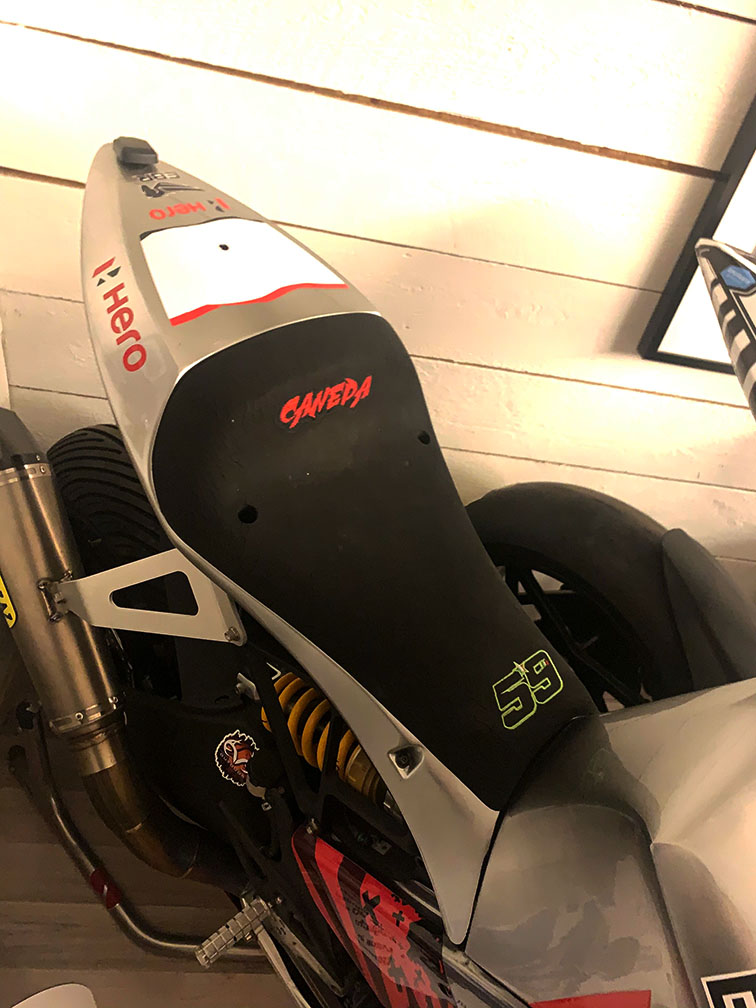 EBR 1190 RX/SX, RS tail conversion Kit with  WSBK Style Race Seat  - 12