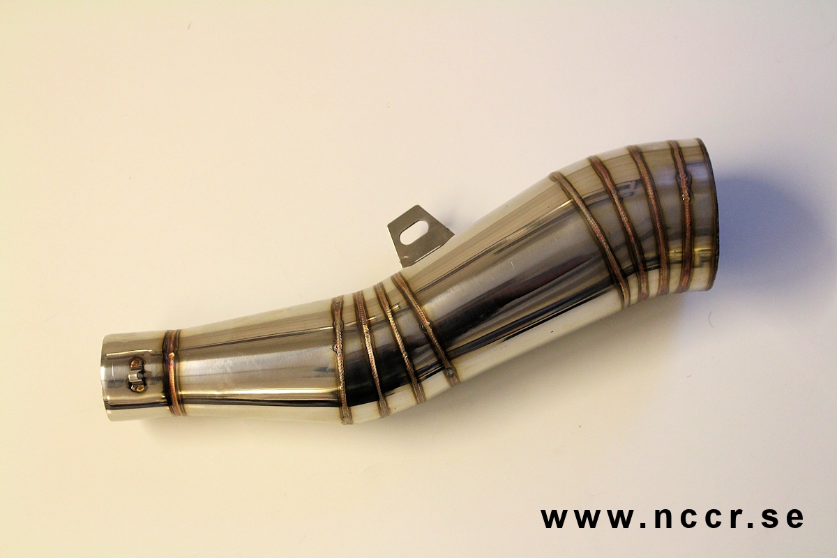 Curved Megaphone Race exhaust can
