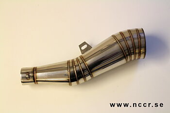 Curved Megaphone Race exhaust can