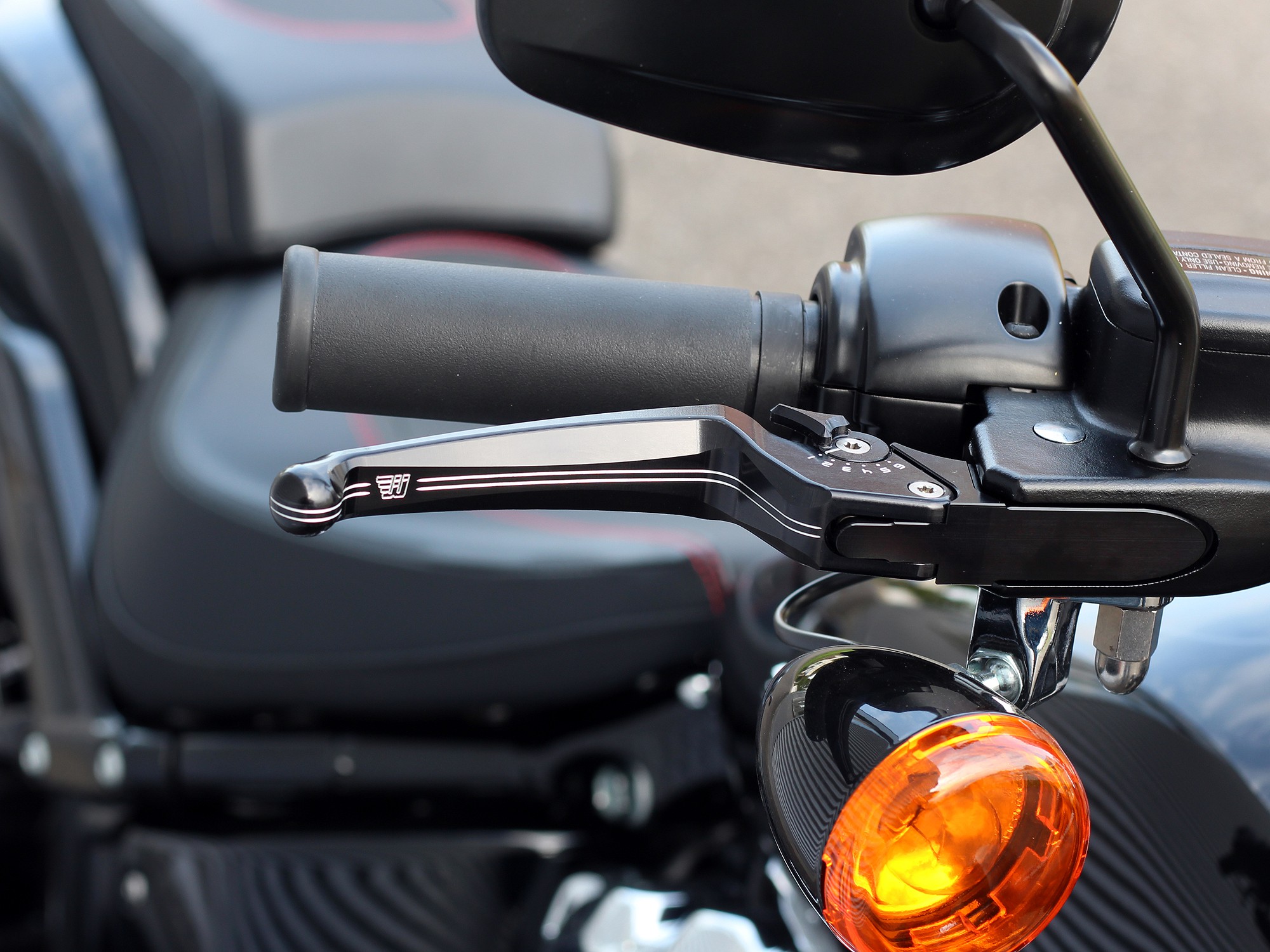 Wunderkind Design -2-stripes- kopplingshandtag Harley - 5