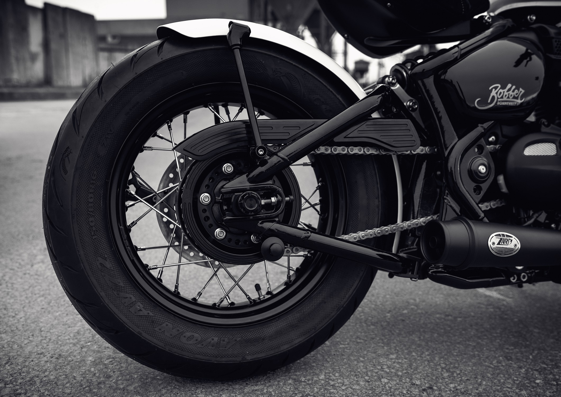 Wunderkind Triumph Bobber Bak skärm Custom kit - 10