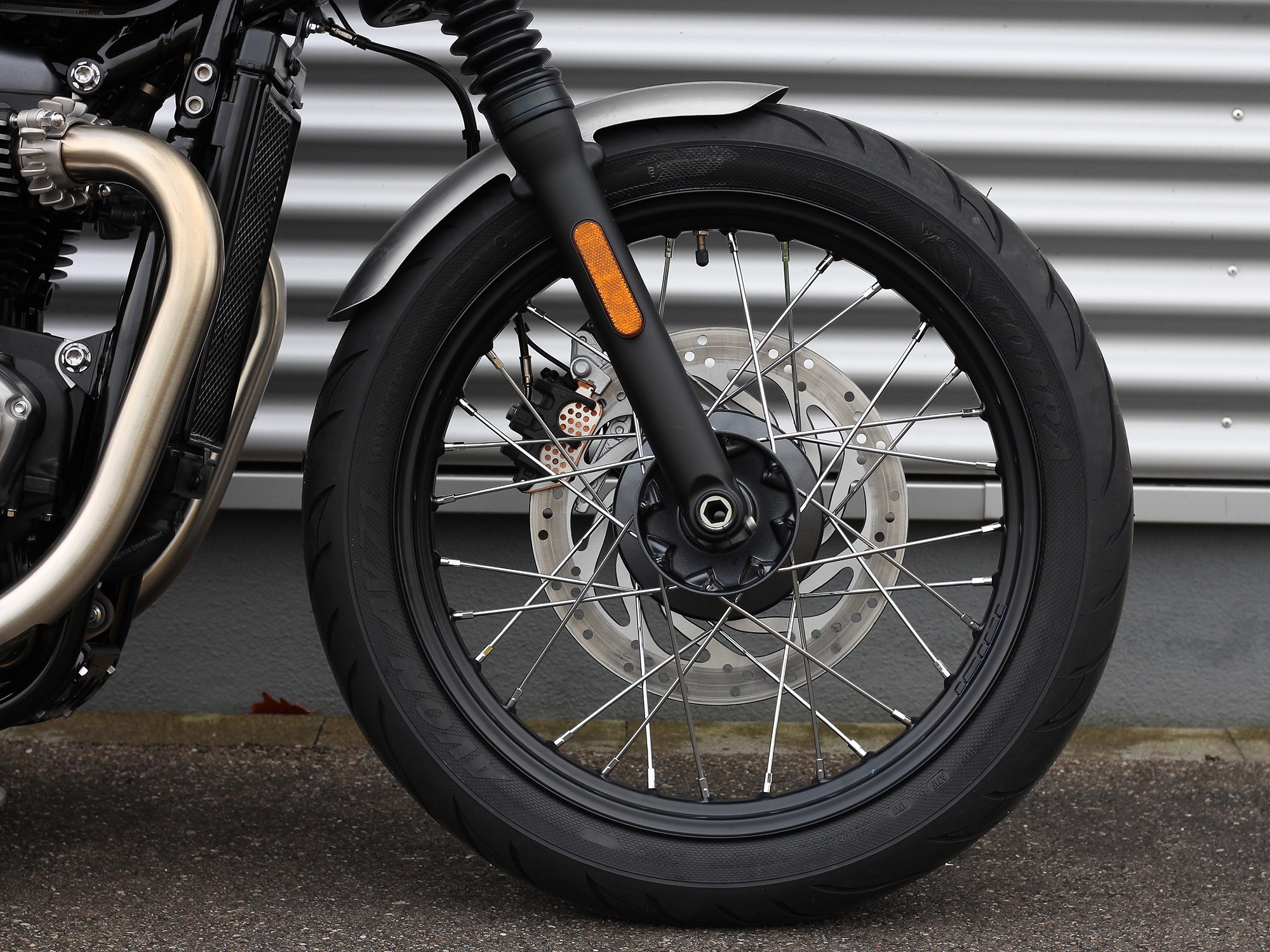 Wunderkind Triumph Plåt framskärm 19" hjul