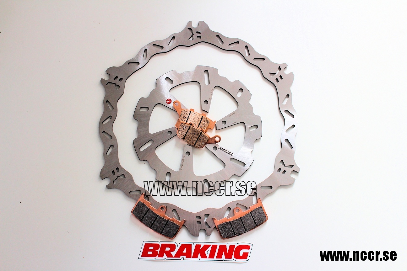 BRAKING Set Buell XB 02-07 front/rear Discs and pads
