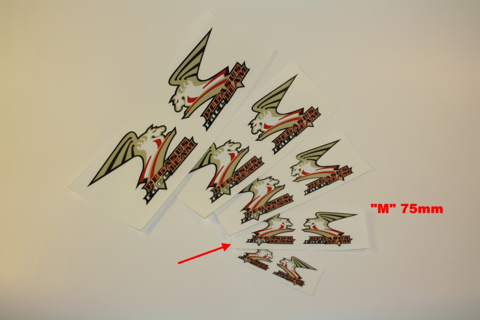 Pegasus Raceteam Stickers "M" - 2