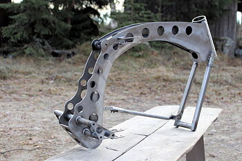 NCCR Docol BACKBONE frame for Buell XB Rubber mounted