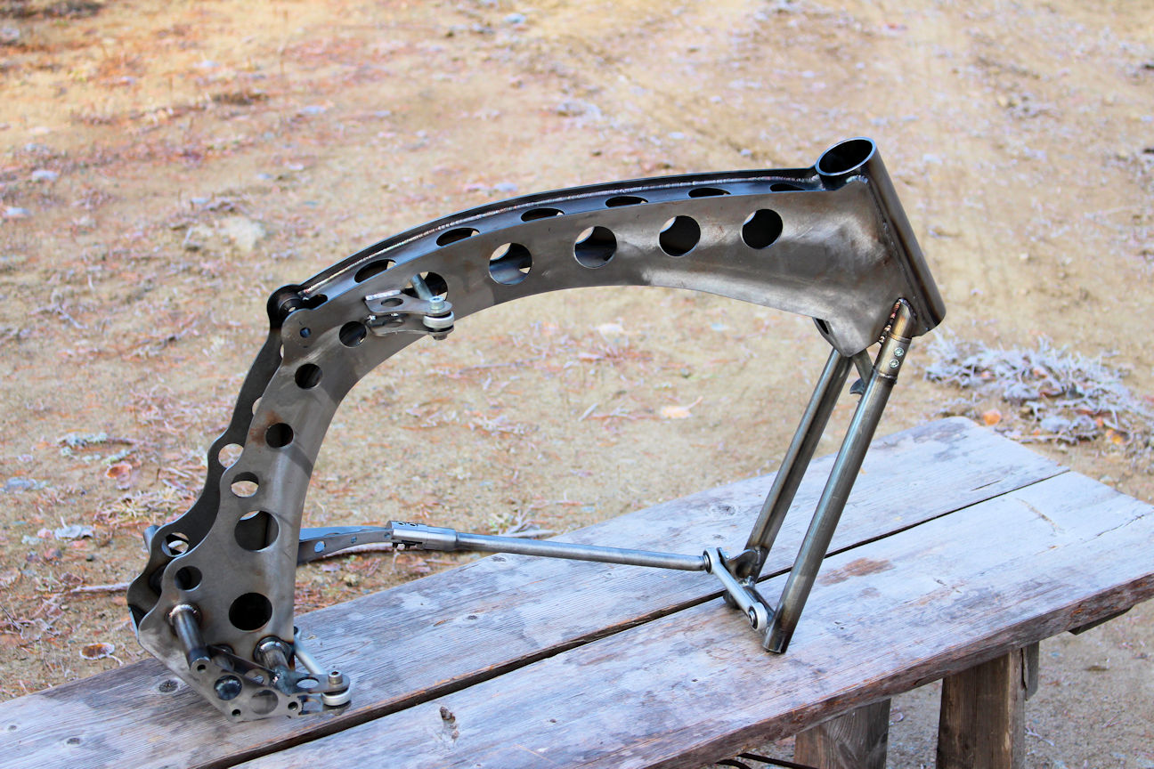 NCCR Docol BACKBONE frame for Buell XB Rubber mounted - 7