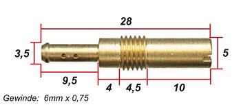 Main jet #35 Honda