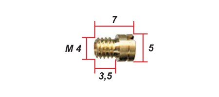 Main jet #70 Honda
