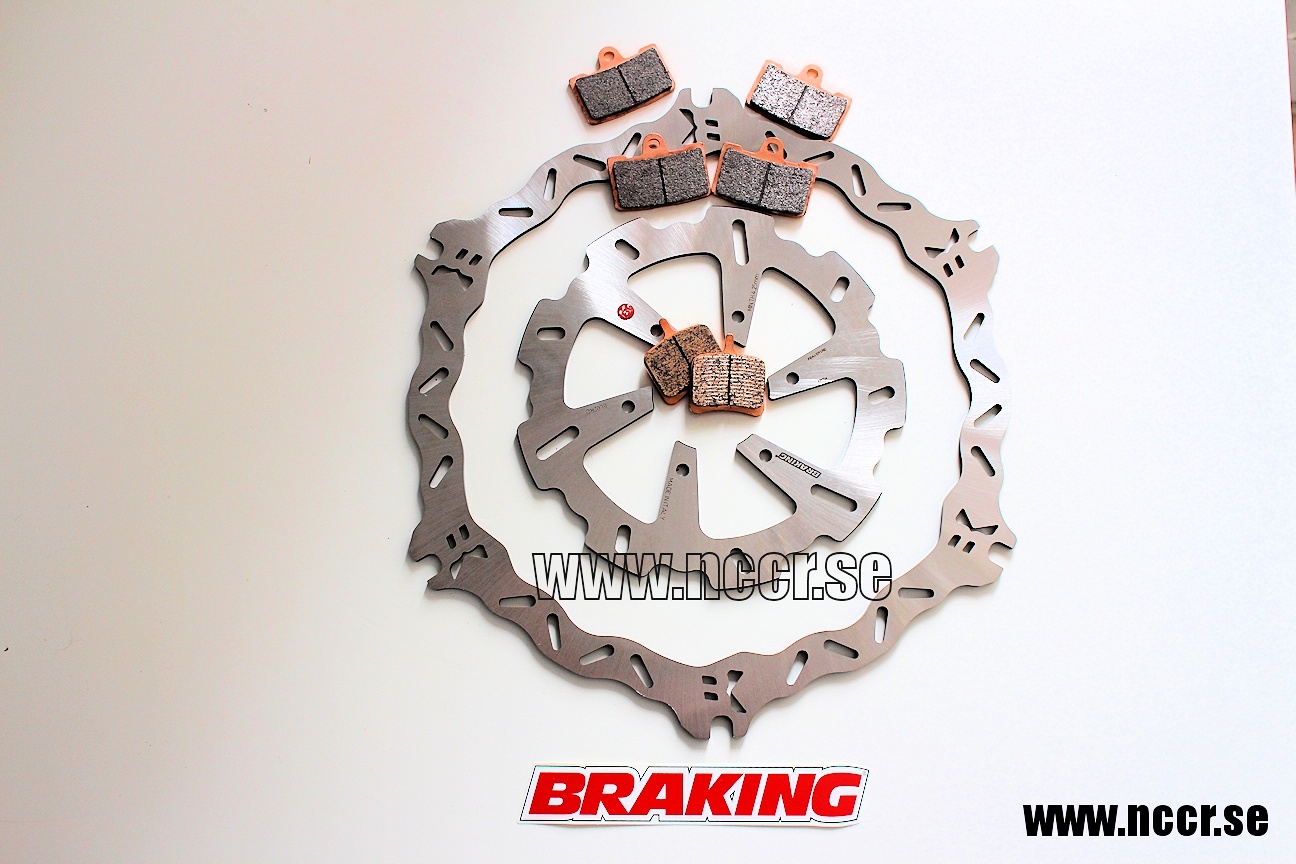 BRAKING Set Buell 1125R - CR front/rear Discs and pads
