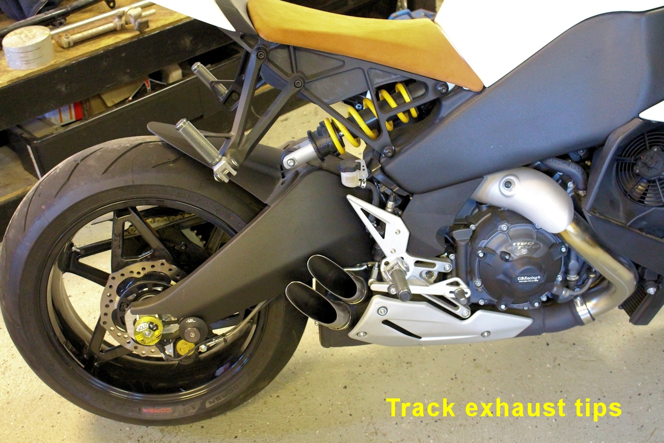 EBR 1190 RX / SX Exhaust tips - 9