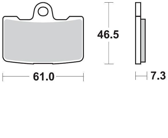 Braking Bromsklossar Fram CM 55 BUELL 1125 CR, Braking Art. Nr.  939CM55