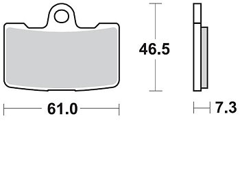 Braking Bromsklossar Fram CM 55 BUELL 1125 CR, Braking Art. Nr.  939CM55