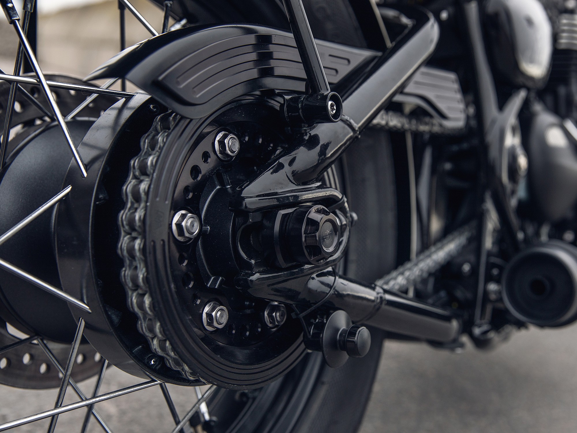 Wunderkind Cover, bak drev kåpa Bonneville Bobber - 2