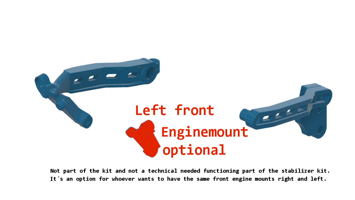 EBR 1190 RX/ SX /RS Chassis Stabilizer Kit - 13