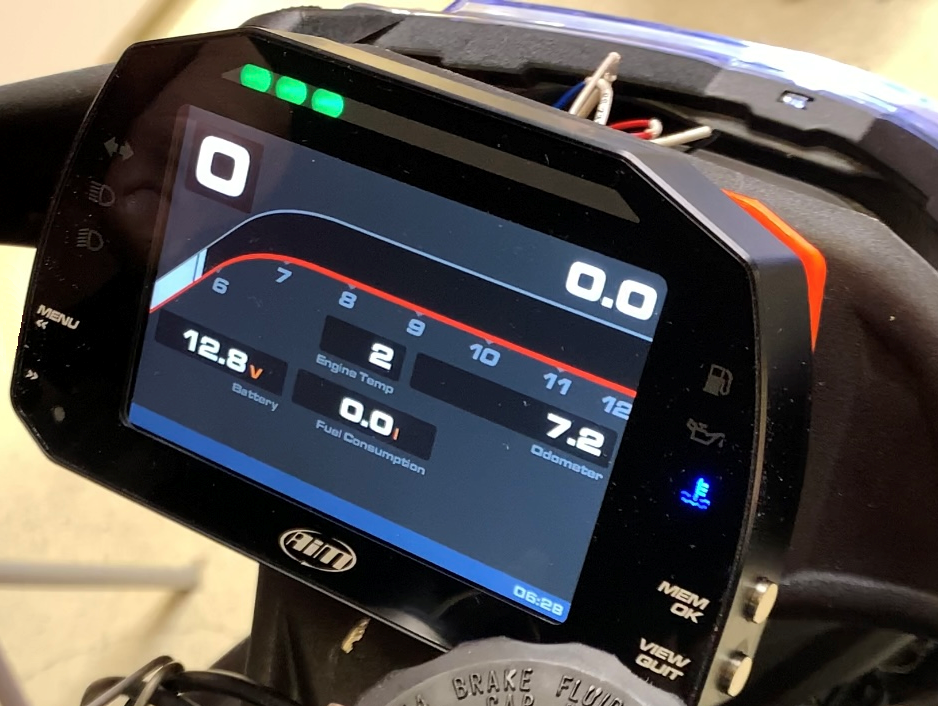 AIM MXS 1.3 Strada Icon Instrument Cluster for Buell XB - 3