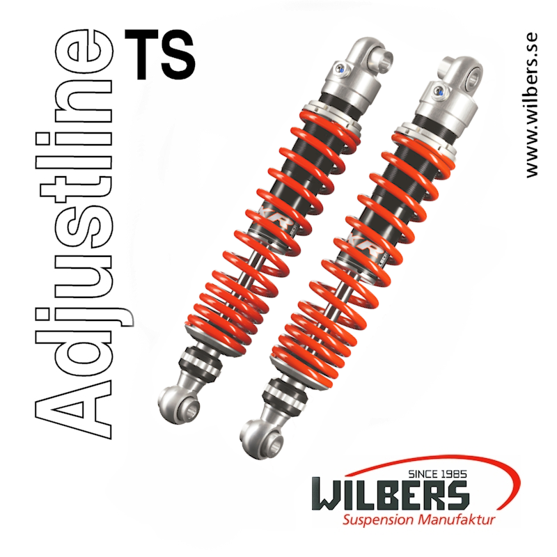Adjustline 630 TS Road Federbeine (Paar) Wilbers, HARLEY-DAVIDSON XR 1200 X XR 1  , Mj. 09>