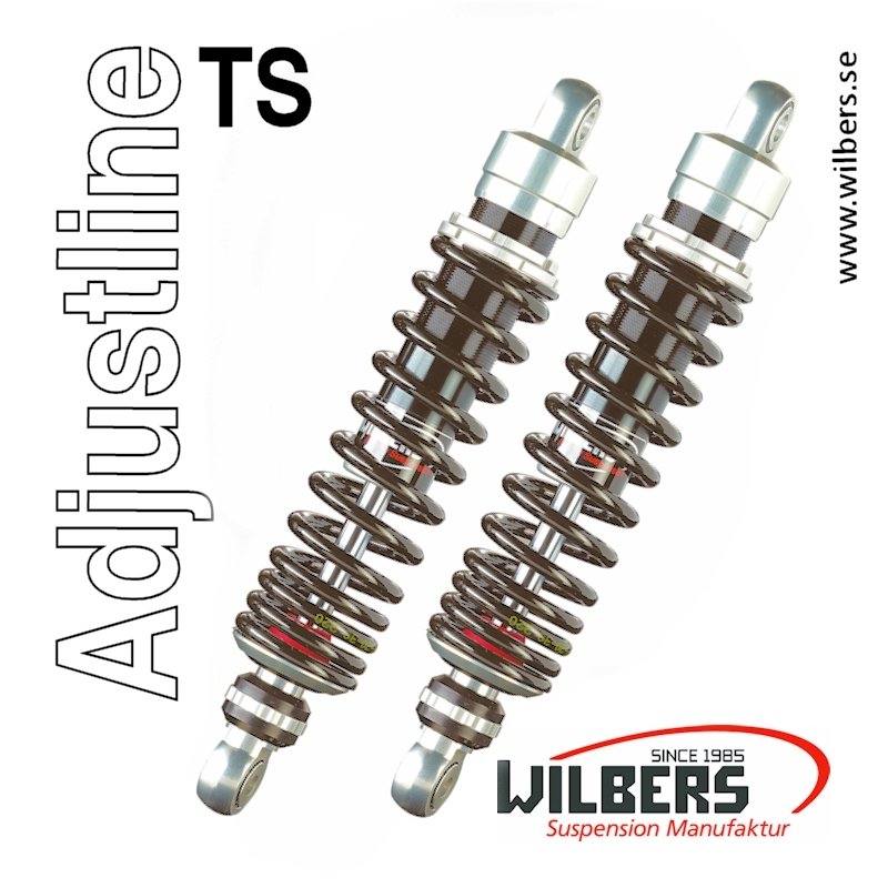 Adjustline 630 TS Road Stötdämpare (Par) Wilbers, MOTO GUZZI V7 Cafe Classic LW , M.år. 09>