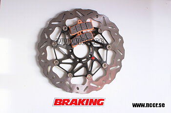 BRAKING Set Buell S1 / X1 / M2 / S3 fram Skiva med Klossar