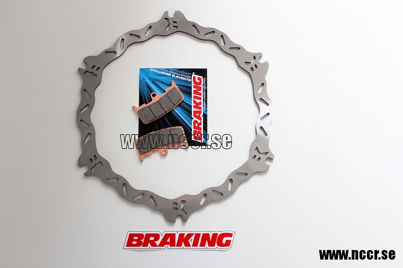 BRAKING Set Buell XB 02-07 fram Skiva med Klossar