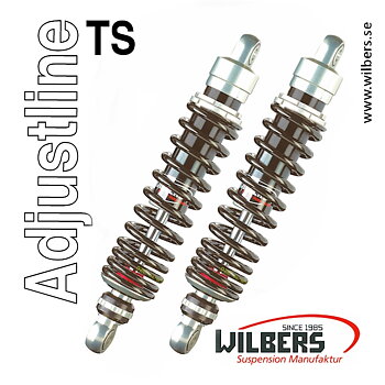 Adjustline 630 TS Road Stötdämpare (Par) Wilbers, RICKMANN Länge 415 mm / ZRX Schwinge  , M.år. 85>