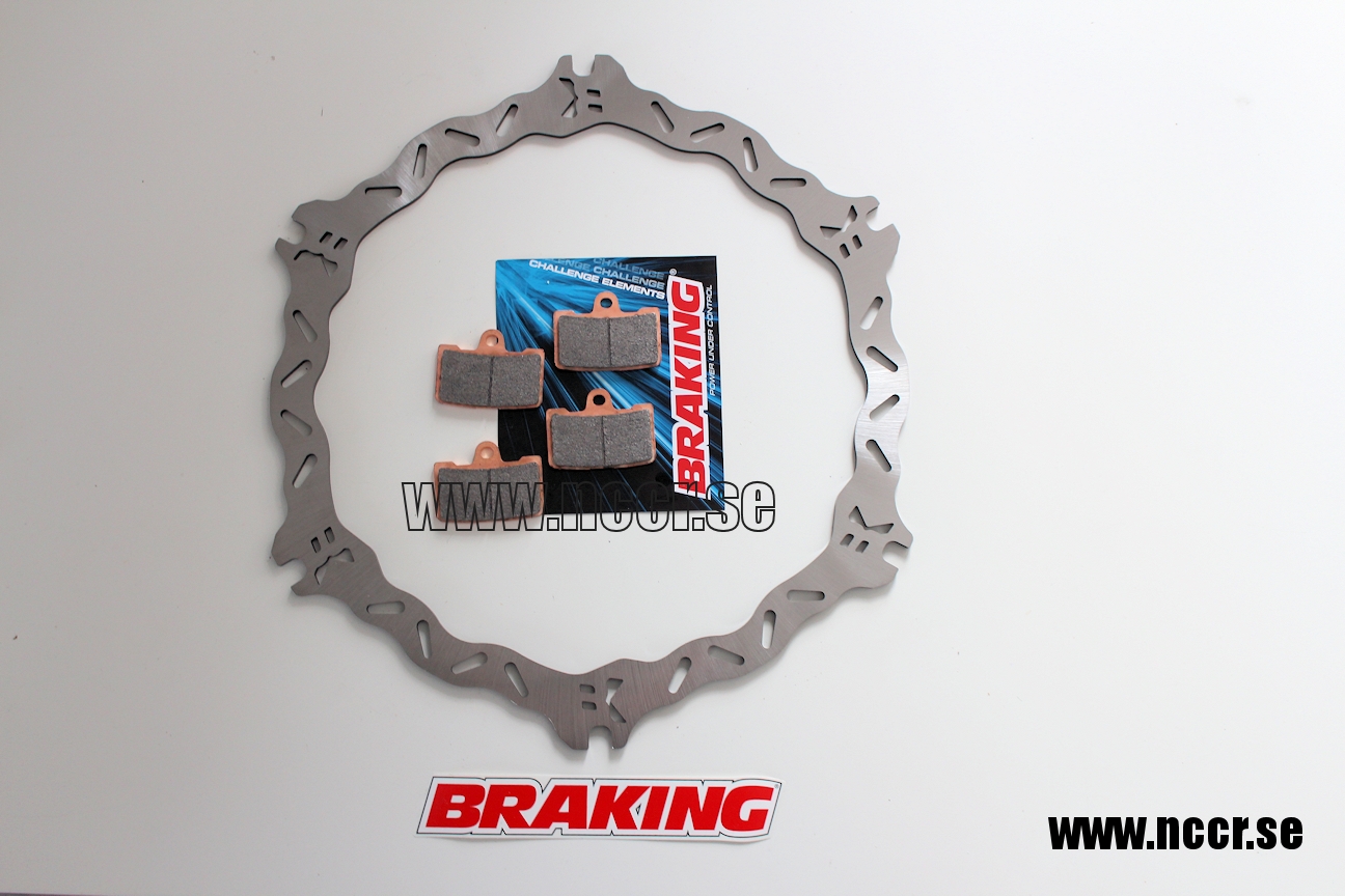 BRAKING Set Buell 1125R - CR front Disc and pads