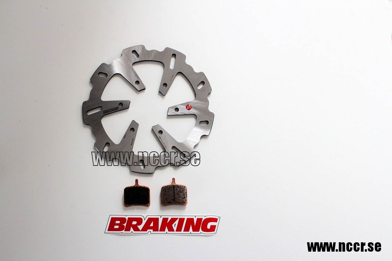 BRAKING Set Buell 1125R - CR hinten Scheibe mit Belägen