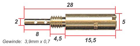 Slow jet for Keihin Carburator  #20
