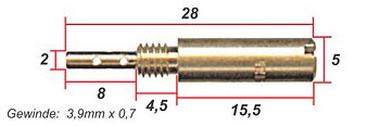 Slow jet for Keihin Carburator  #20