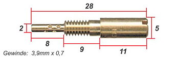 Slow jet for Keihin Carburator  #20