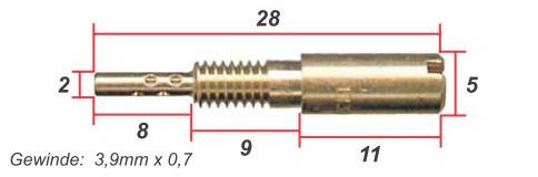 Slow jet for Keihin Carburator  #30