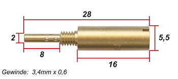 Slow jet for Keihin Carburator  #35