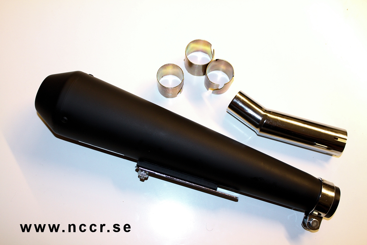 BLACK Dunstall Replica short, pair with adaptertube - 3