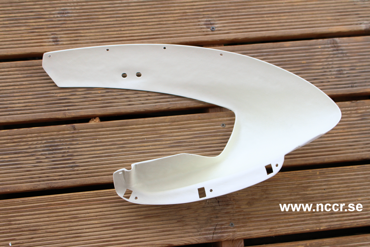 EBR 1190 RX FRONT FAIRING, LEFT Fiberglas  - 2
