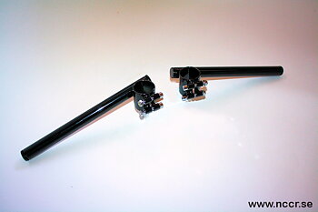 Oldschool 41mm Clip-on - 1" , schwarz