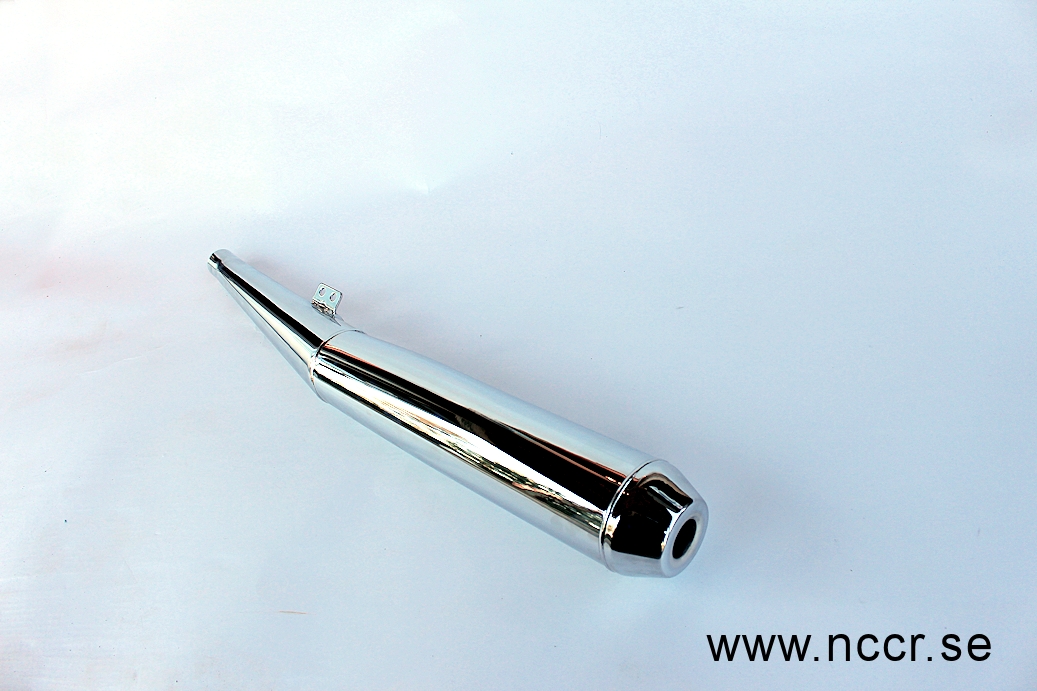 BMW Ljuddämpare, krom vänster BMW R60/6/7, R75/6/7, R80/7, R100/7, R100