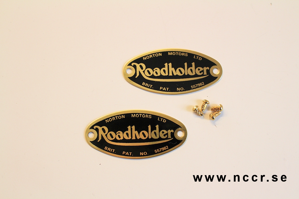 Roadholder badge (pair)