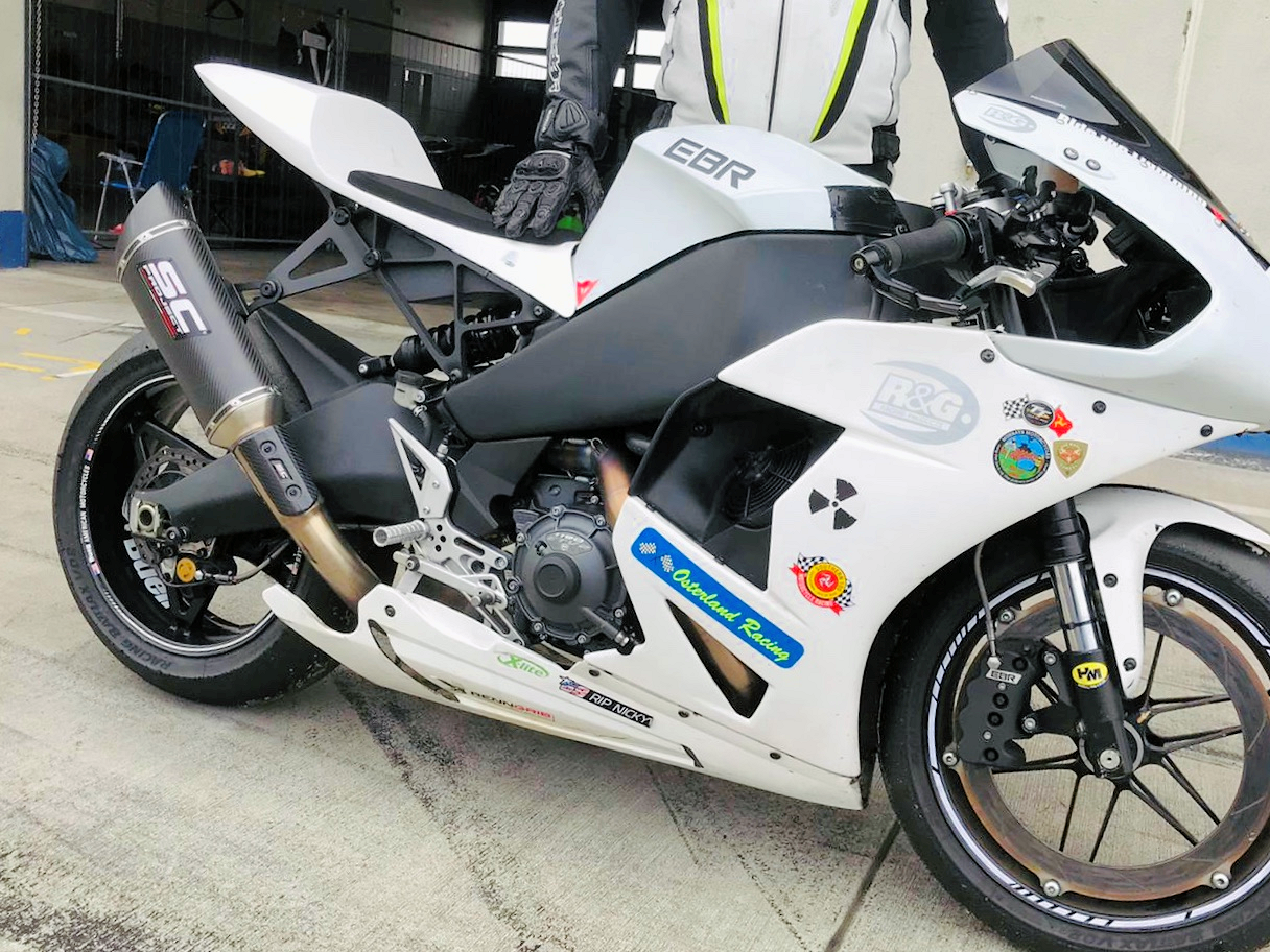 APH (Alan Hawkes) by NCCR Full Exhaust System Racesport for EBR 1190 RX  Sweep-up SC-Project - 6