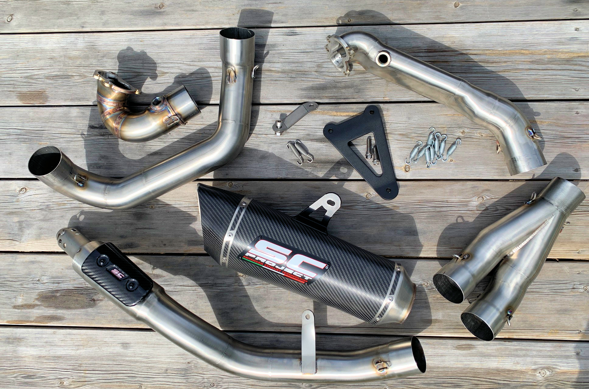 APH (Alan Hawkes) by NCCR Full Exhaust System Racesport for EBR 1190 RX  Sweep-up SC-Project - 2