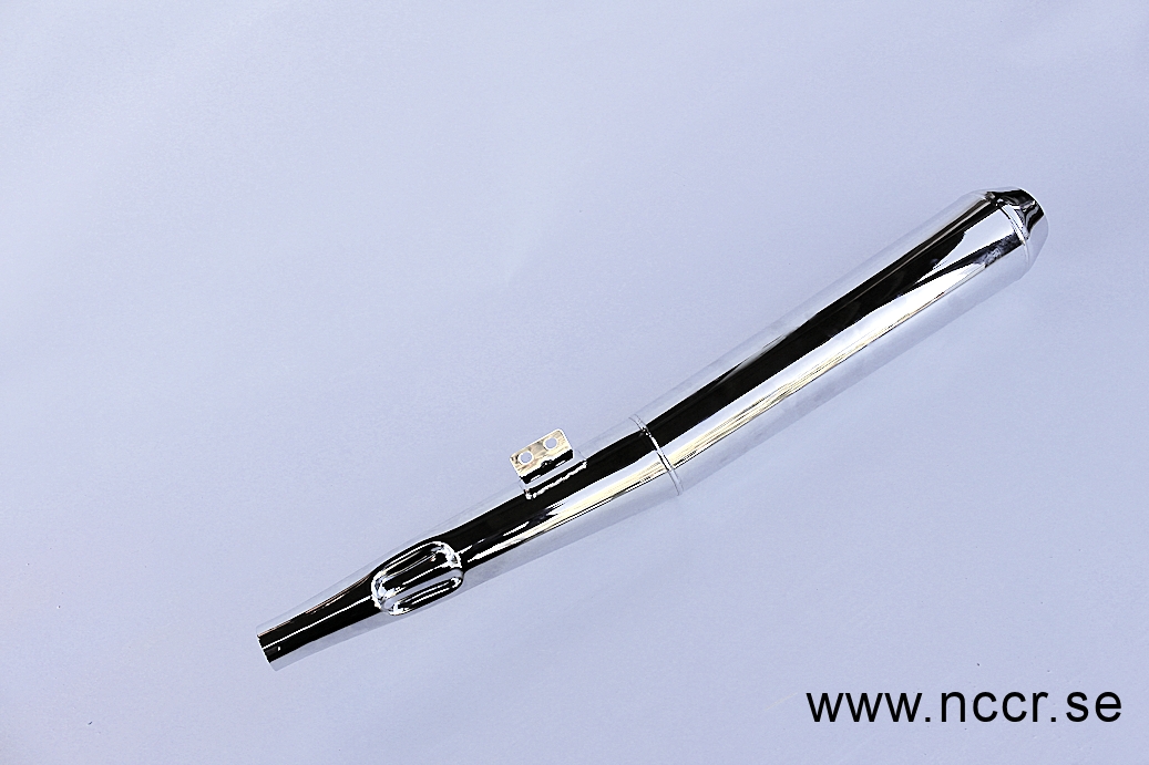 BMW Silencer, chromed right BMW R60/6/7, R75/6/7, R80/7, R100/7, R100 - 2