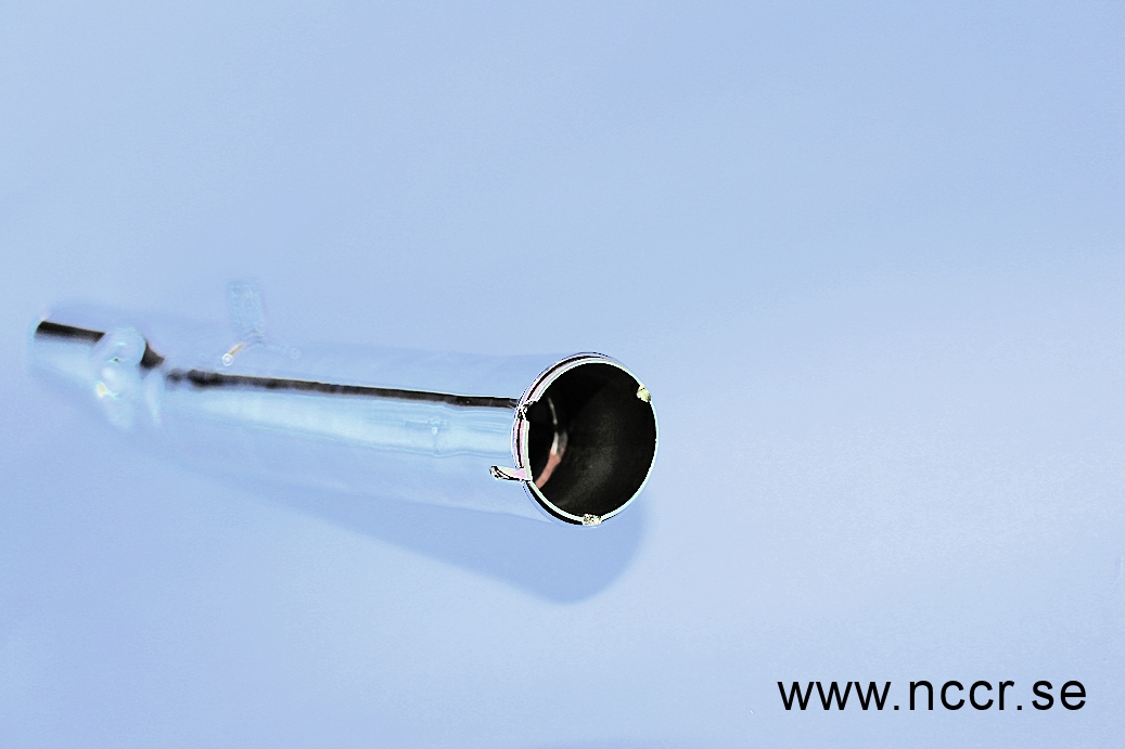 BMW Silencer, chromed right BMW R60/6/7, R75/6/7, R80/7, R100/7, R100 - 4