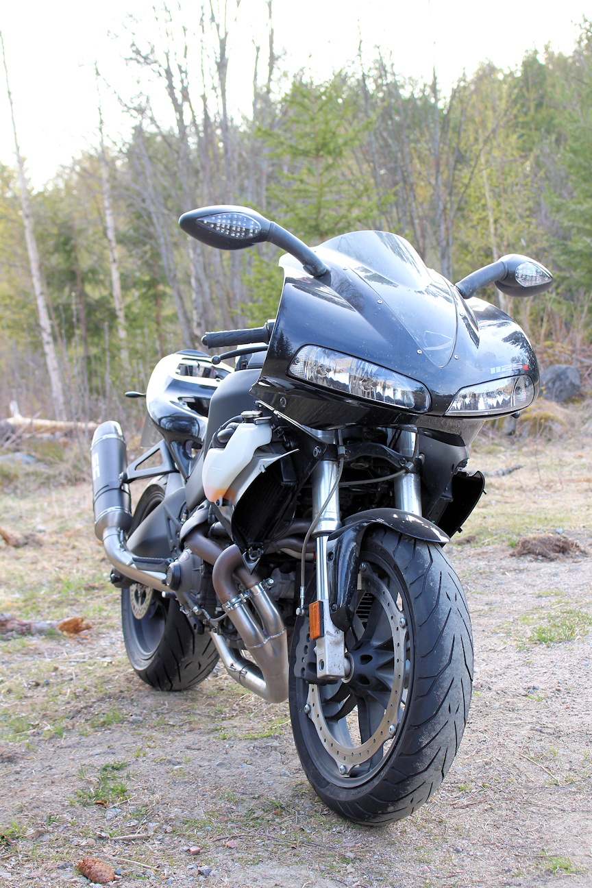 APH (Alan Hawkes) by NCCR Slip-on  Streetsport exhaust Buell 1125 R/CR Sweep-up SC-Project - 3