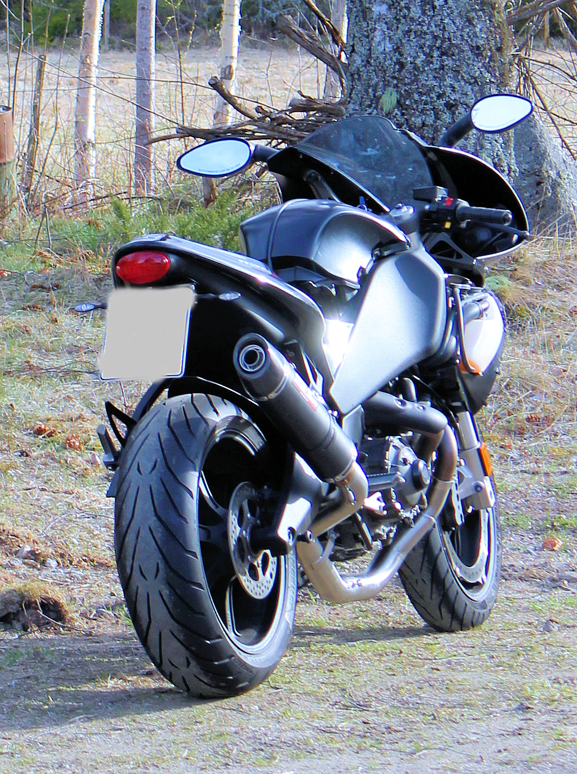 APH (Alan Hawkes) by NCCR Slip-on  Streetsport exhaust Buell 1125 R/CR Sweep-up SC-Project - 4