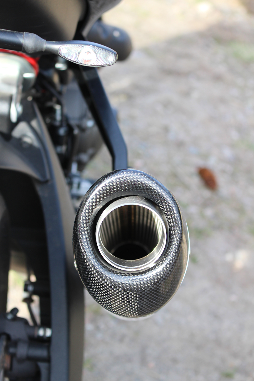 APH (Alan Hawkes) by NCCR Slip-on  Streetsport exhaust Buell 1125 R/CR Sweep-up SC-Project - 5