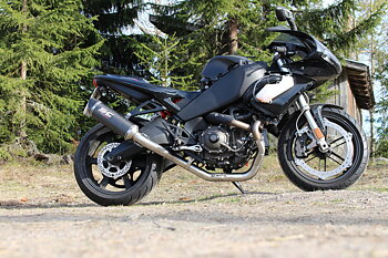 APH (Alan Hawkes) by NCCR Slip-on  Streetsport exhaust Buell 1125 R/CR Sweep-up SC-Project