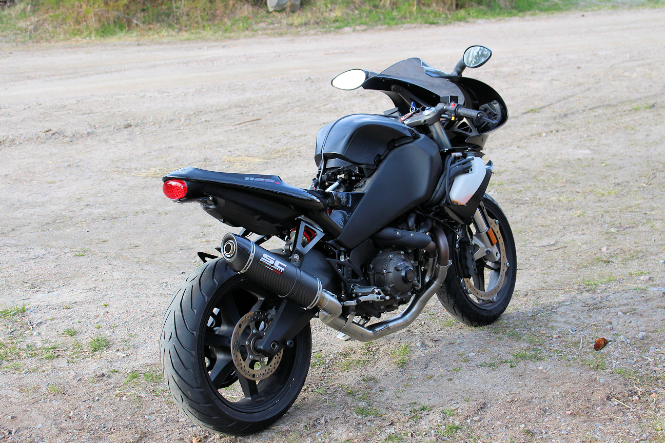 APH (Alan Hawkes) by NCCR Slip-on  Streetsport exhaust Buell 1125 R/CR Sweep-up SC-Project - 9