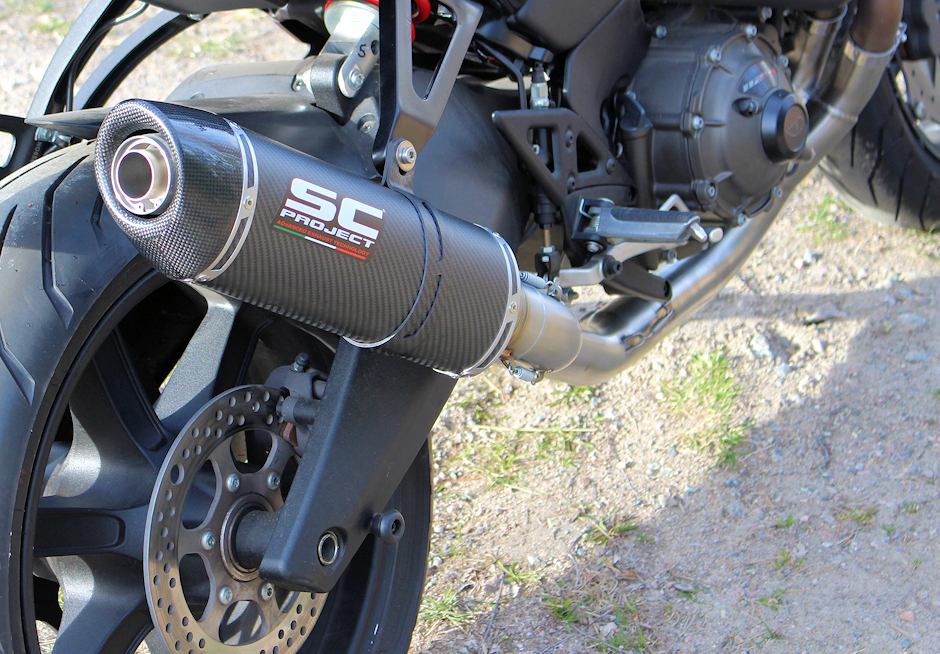 APH (Alan Hawkes) by NCCR Slip-on  Streetsport exhaust Buell 1125 R/CR Sweep-up SC-Project - 7