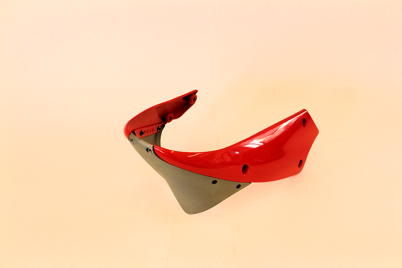 Chin Spoiler Assembly complete, Racing Red - 3