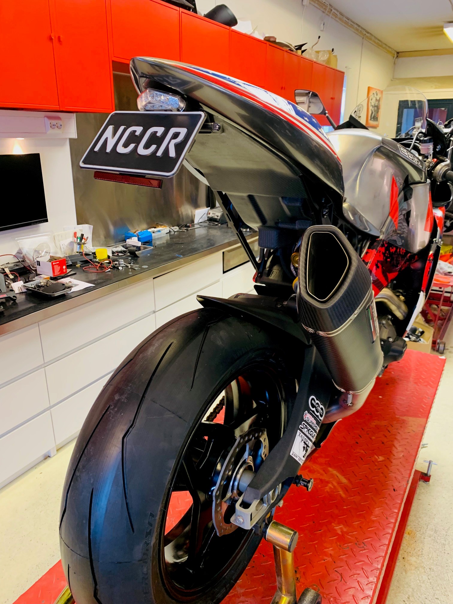 APH Ultimate by NCCR Full Exhaust System Racesport for EBR 1190 RX  Sweep-up SC-Project - 5