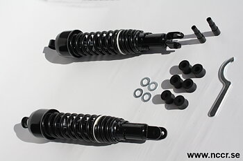 Girling Style Stossdämpfer (Paar) Honda CB/CL350 schwarz, Bj. 69-73