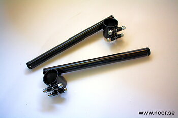 Oldschool 41mm Clip-on - 22mm , schwarz